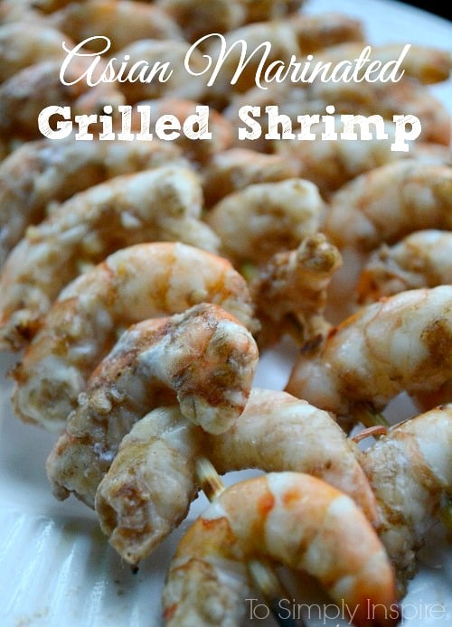 Asian Marinated Grilled Shrimp