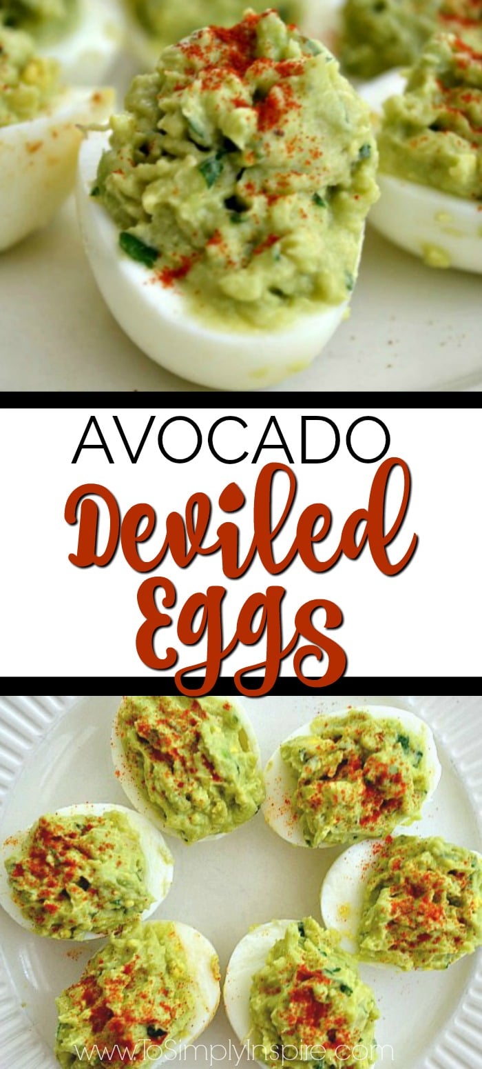 Deviled Avocado Eggs