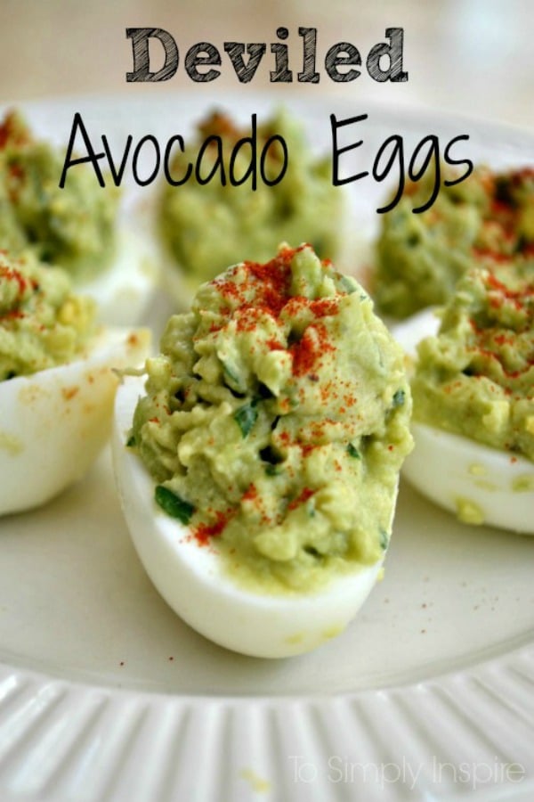 Deviled Avocado Eggs