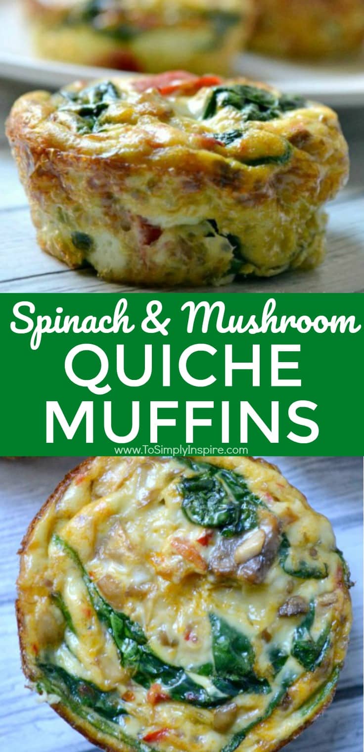 Spinach Quiche Muffins