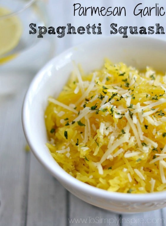 Parmesan Garlic Spaghetti Squash