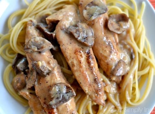 Chicken Lazone With Mushrooms