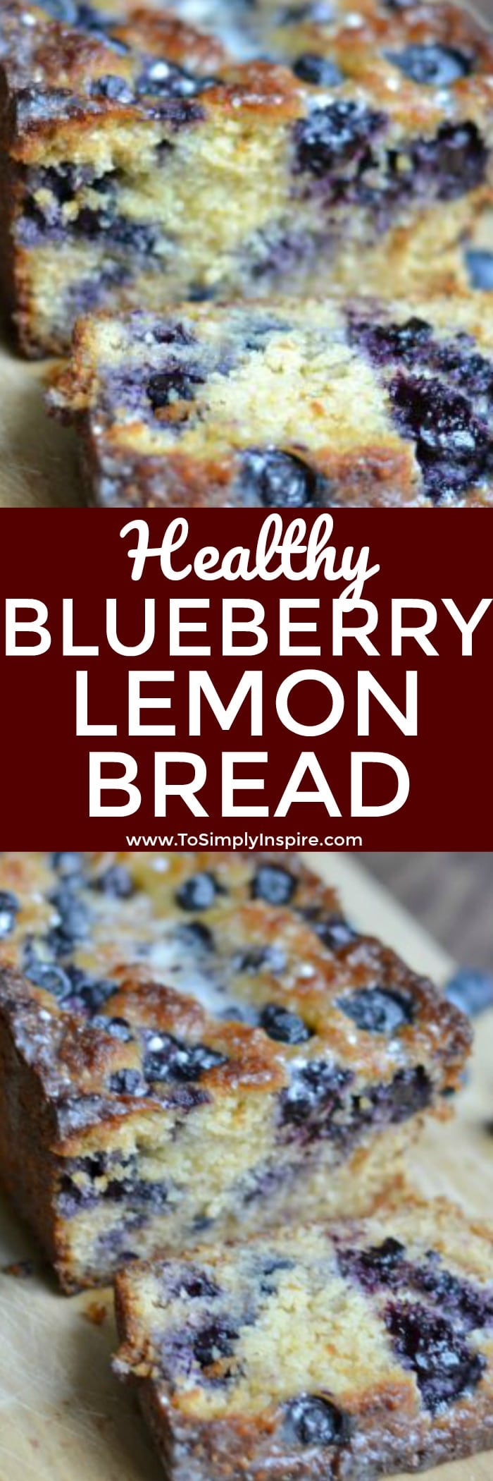 Healthy Blueberry Lemon Bread