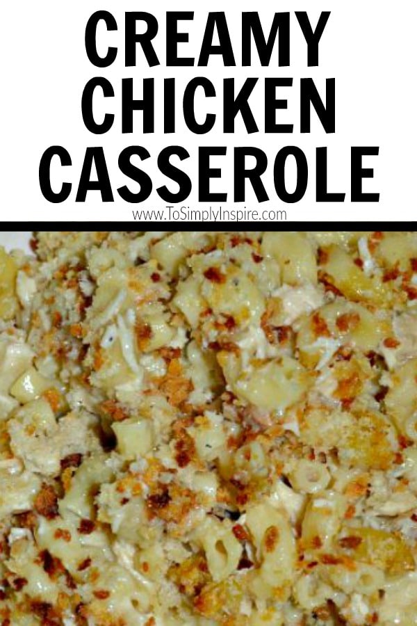 The Best Creamy Chicken Casserole Recipe