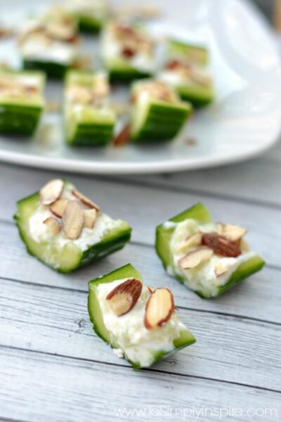 Cucumber Feta Bites - To Simply Inspire