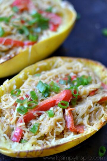 Pad Thai Spaghetti Squash - To Simply Inspire