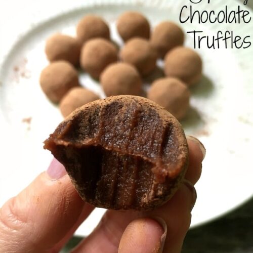 Healthy Chocolate Truffles - To Simply Inspire