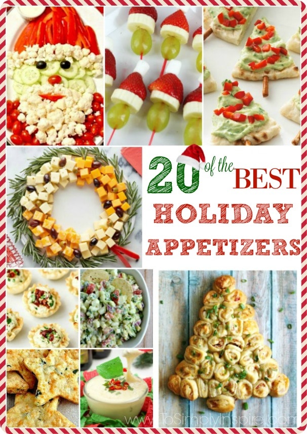 20 of the Best Holiday Appetizers - To Simply Inspire