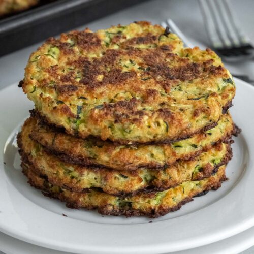 The Best Crispy Baked Zucchini Cakes