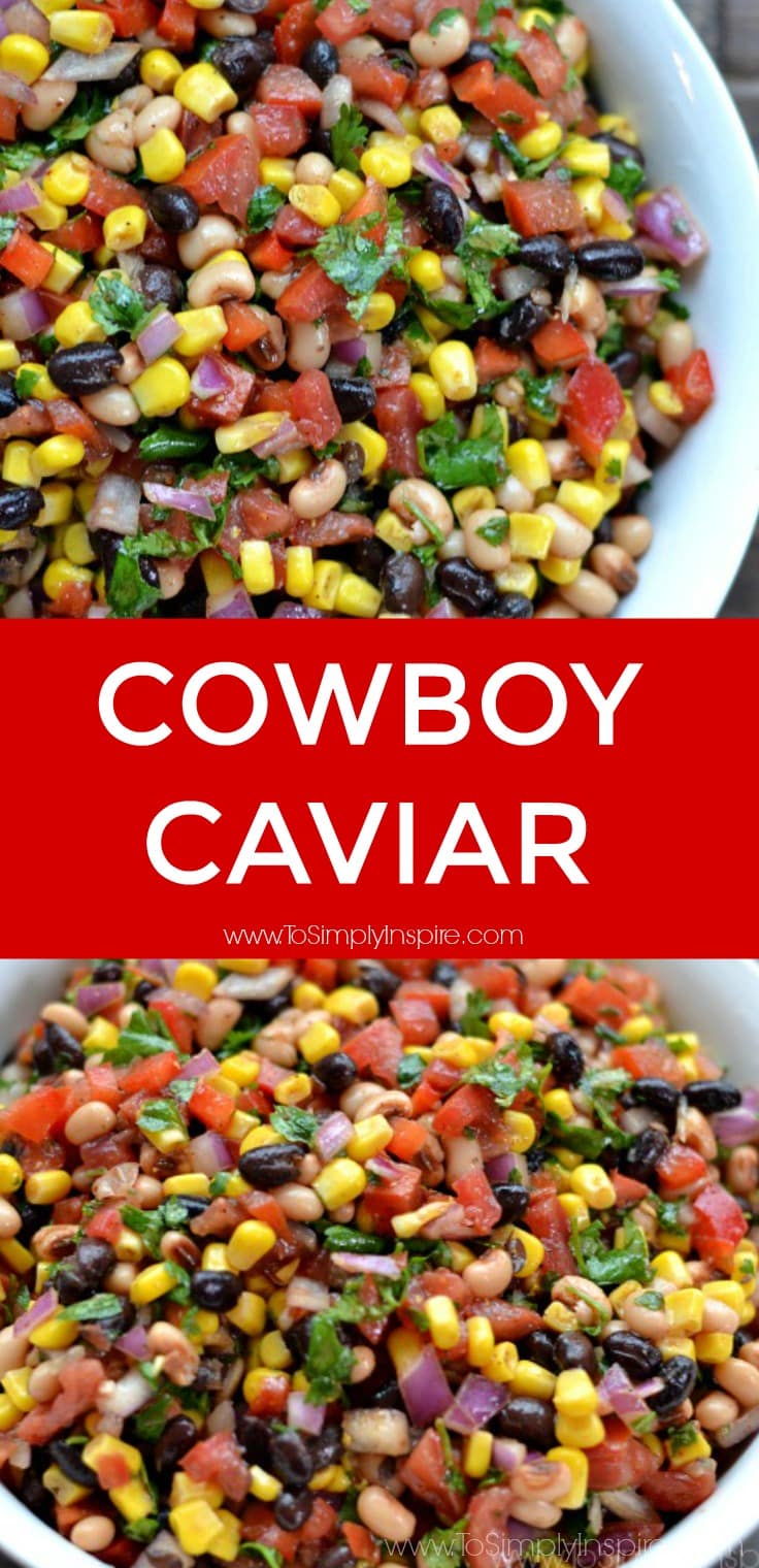 Cowboy Caviar, An Easy, Healthy Dip Recipe - To Simply Inspire