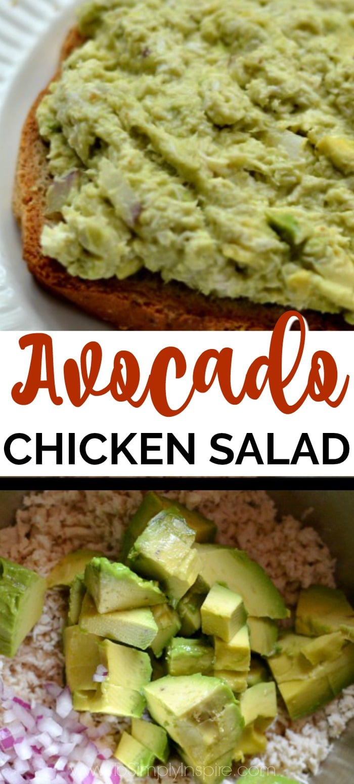 Avocado Chicken Salad - To Simply Inspire