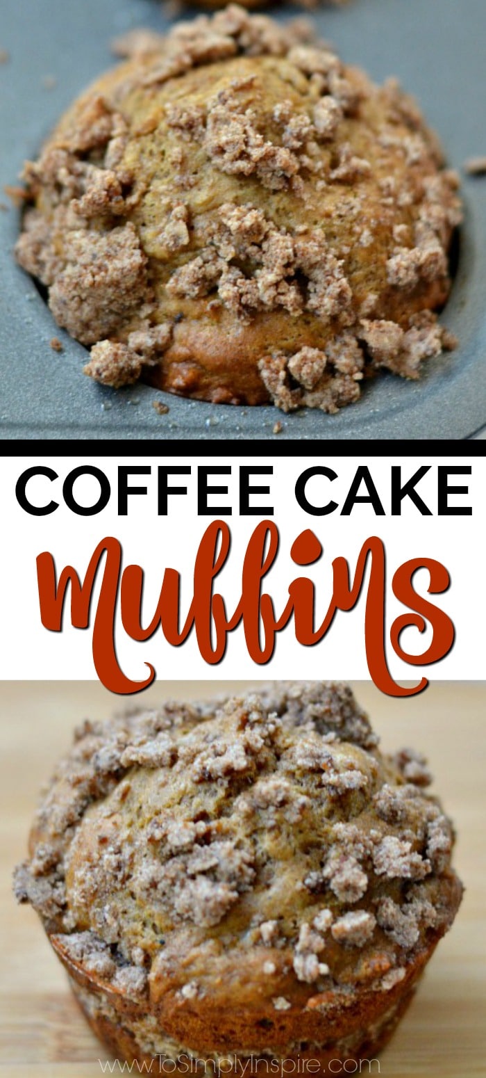 Coffee Cake Muffins - To Simply Inspire