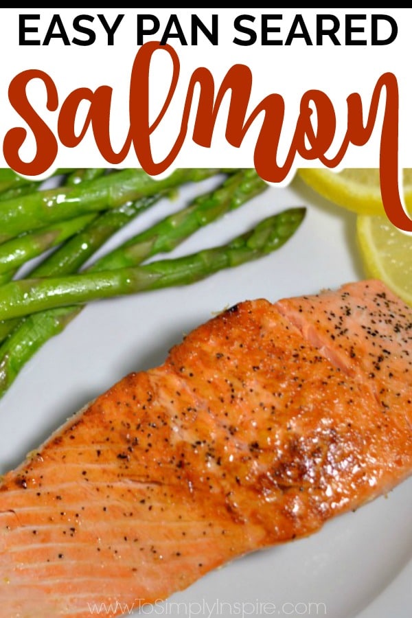 Easy Crispy Pan Seared Salmon Recipe