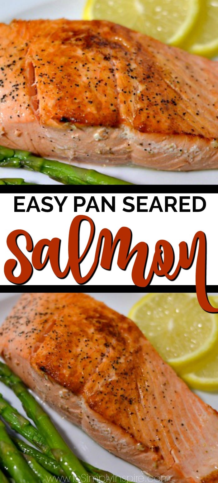 Easy Crispy Pan Seared Salmon Recipe