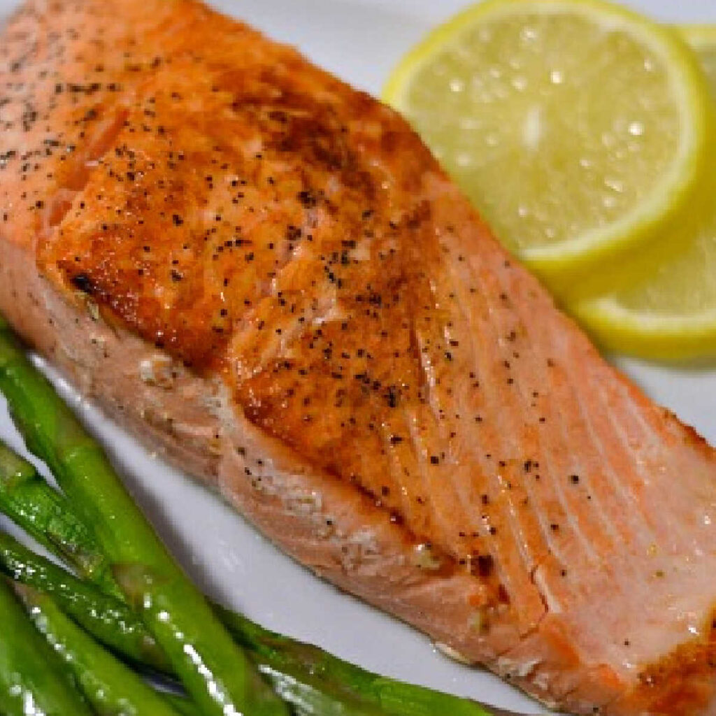 Easy Crispy Pan Seared Salmon Recipe