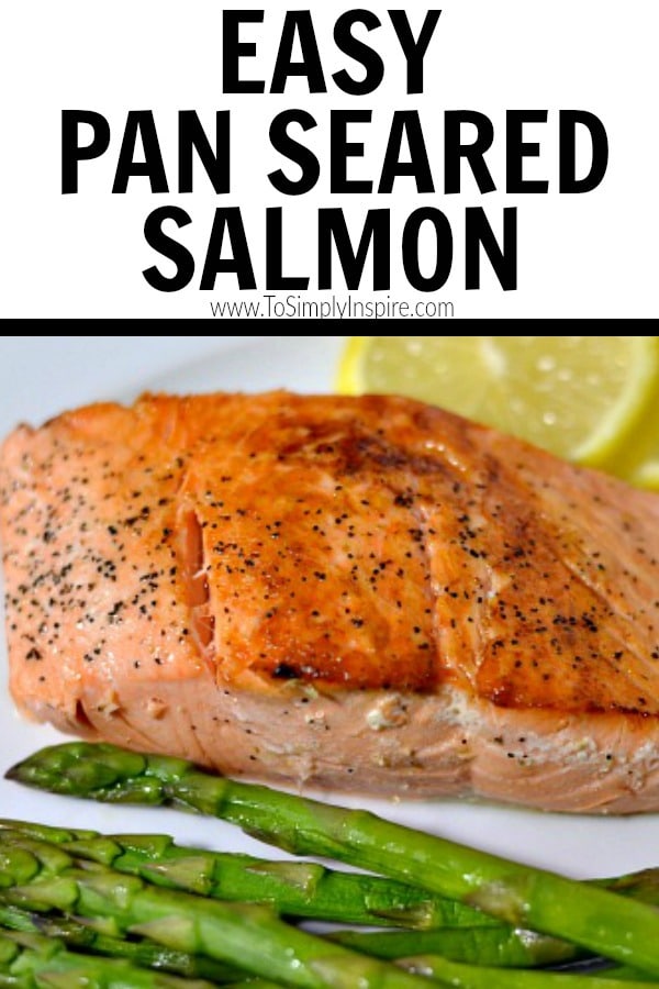 Easy Crispy Pan Seared Salmon Recipe