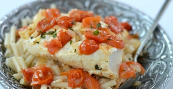 Italian Cod Recipe with Tomato Basil Sauce To Simply Inspire