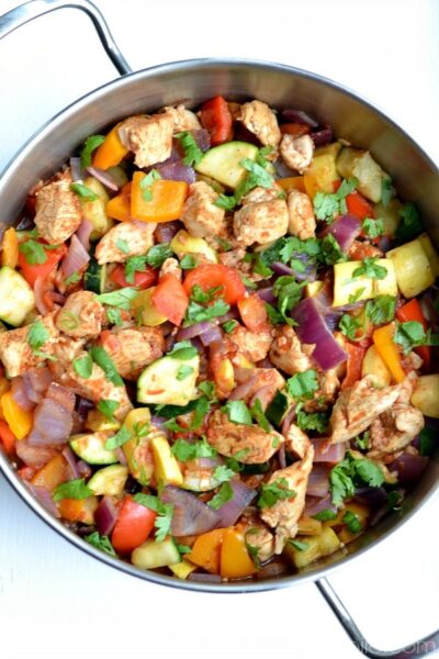 Mexican Chicken Zucchini Skillet - To Simply Inspire