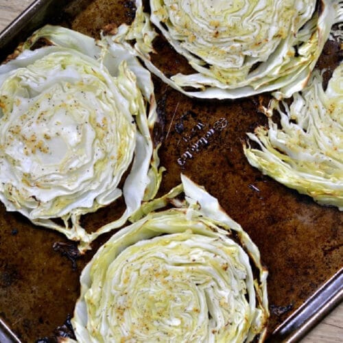 Simple Baked Cabbage