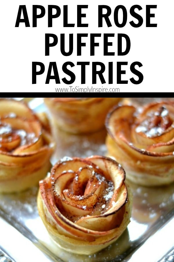 Apple Rose Puffed Pastry