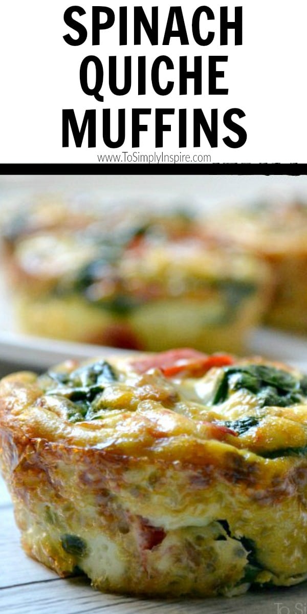 Spinach Quiche Muffins