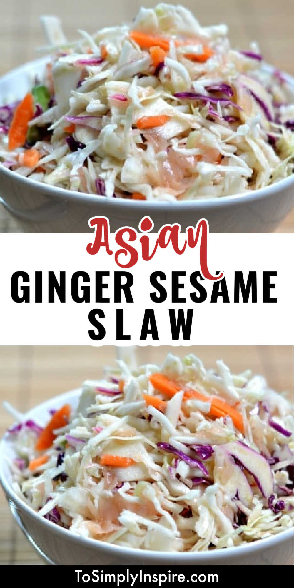 Ginger Sesame Slaw