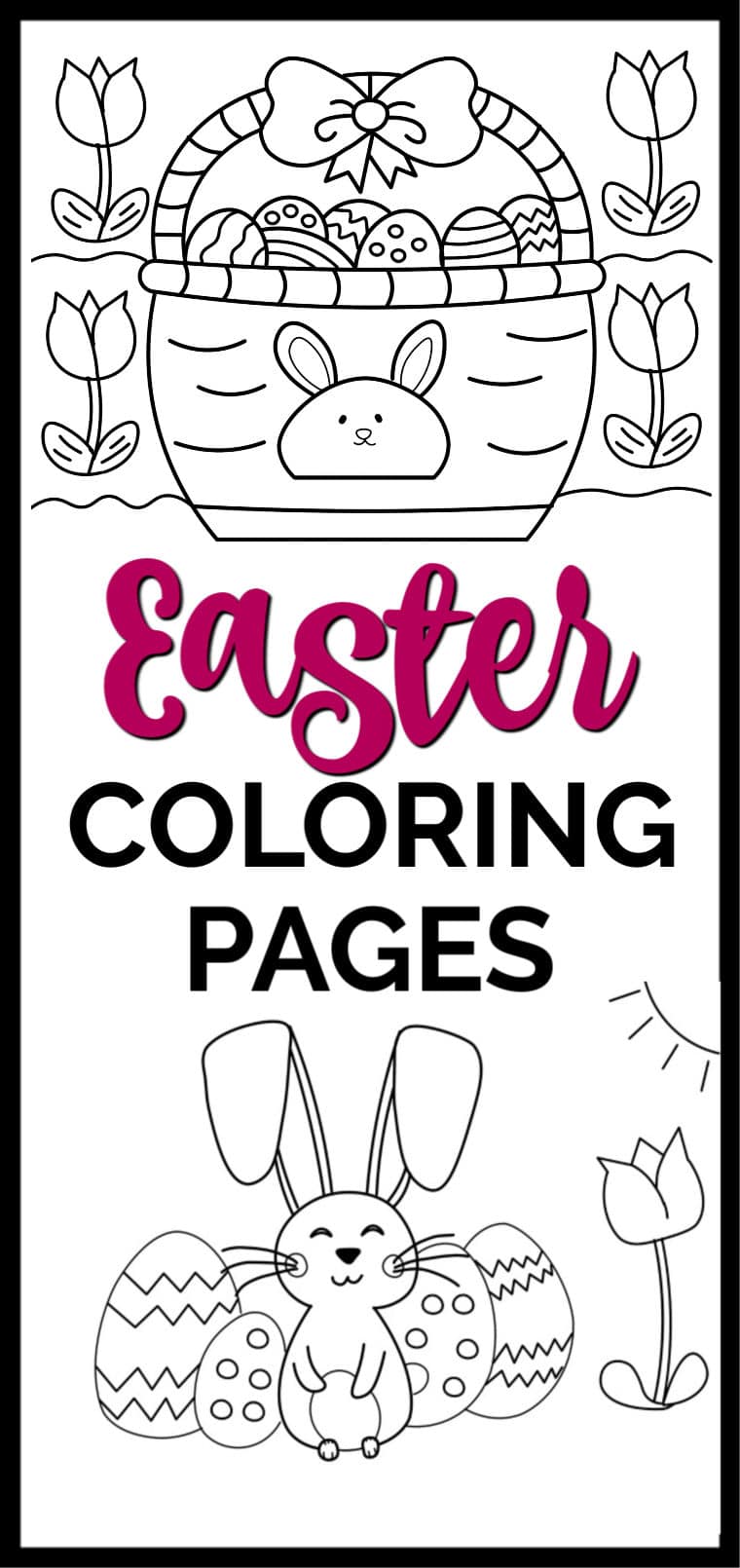 Printable Easter Coloring Pages - To Simply Inspire