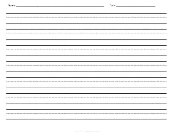 Cursive Practice Paper: 120 Blank Writing Pages - Handwriting Practice For  Students