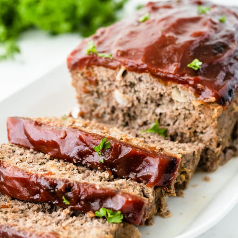 The Best Easy Meatloaf Recipe   Easy Meatloaf Recipe 1200x1200 1 768x768 