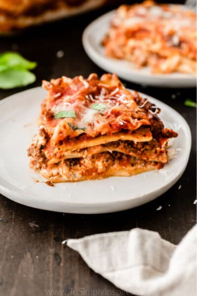 Easy Classic Lasagna Recipe - To Simply Inspire