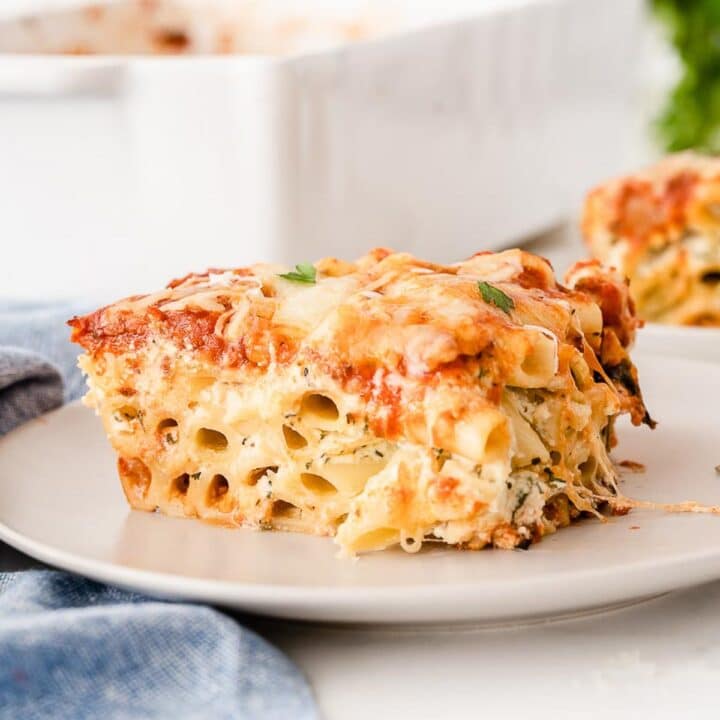 Classic Meatless Baked Ziti To Simply Inspire