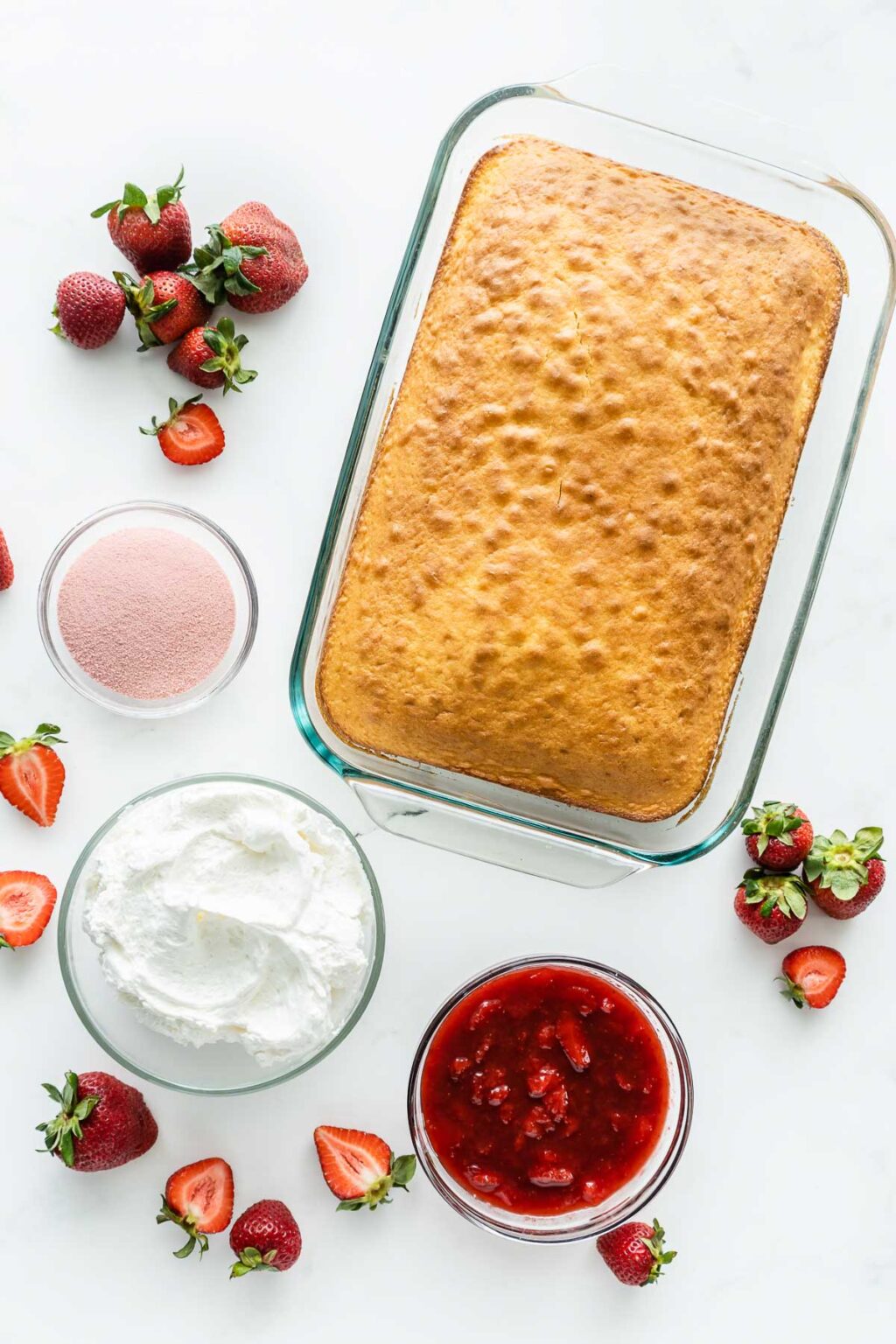 Easy Strawberry Poke Cake To Simply Inspire