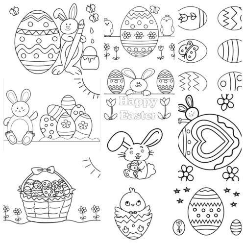 Printable Easter Coloring Pages - To Simply Inspire