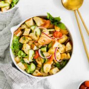 Easy Panzanella Salad - To Simply Inspire