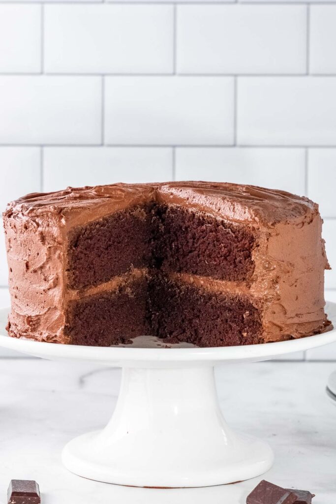 Best Easy Chocolate Fudge Cake - To Simply Inspire