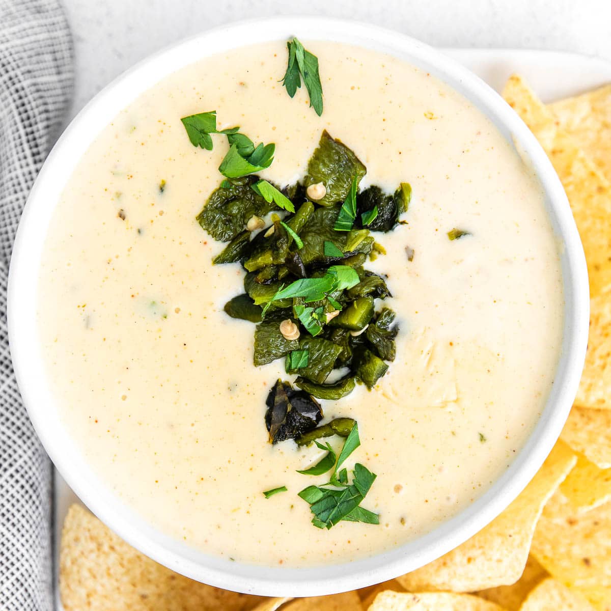 Slow Cooker Cheese Dip with Leek and Garlic