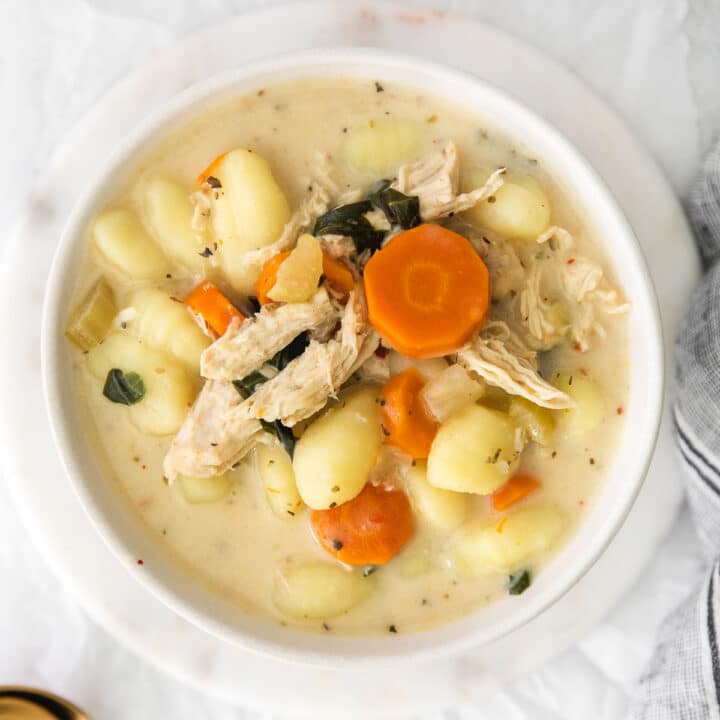 Easy Slow Cooker Chicken Gnocchi Soup - To Simply Inspire