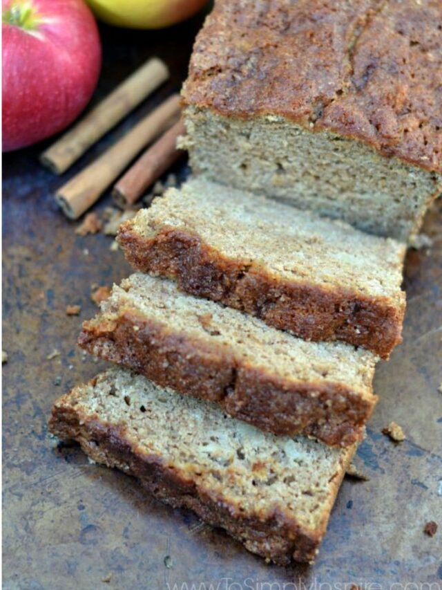 Easy Applesauce Bread - To Simply Inspire