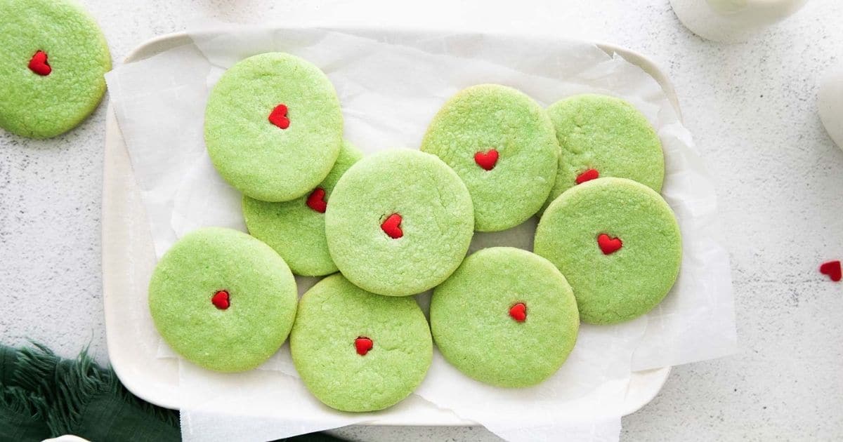 Green Grinch Cookies - Sweets by Elise