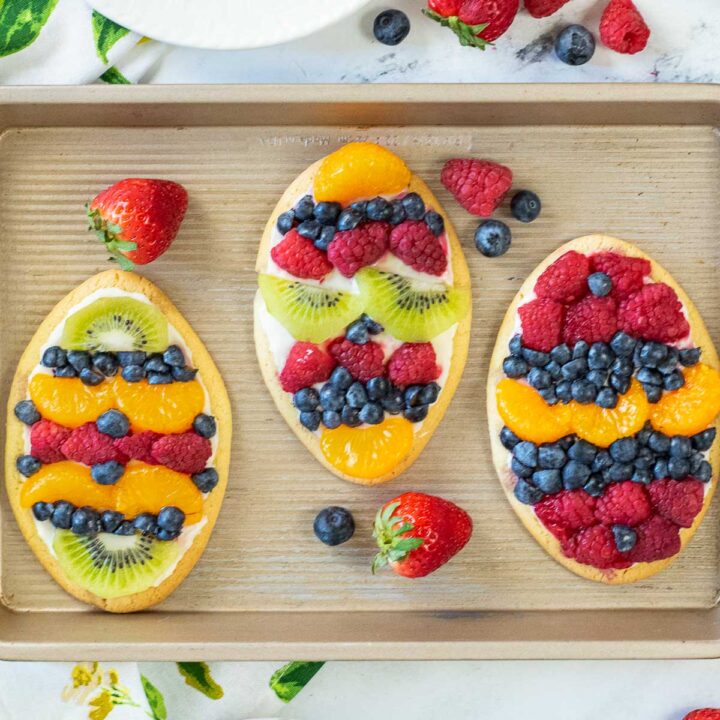 Easy Fruit Pizza Cookies - To Simply Inspire