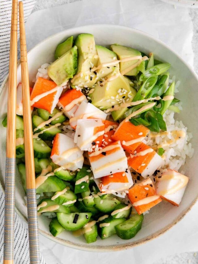 California Roll Sushi Bowl - To Simply Inspire