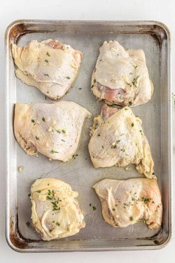 Sheet Pan Chicken Thighs - To Simply Inspire