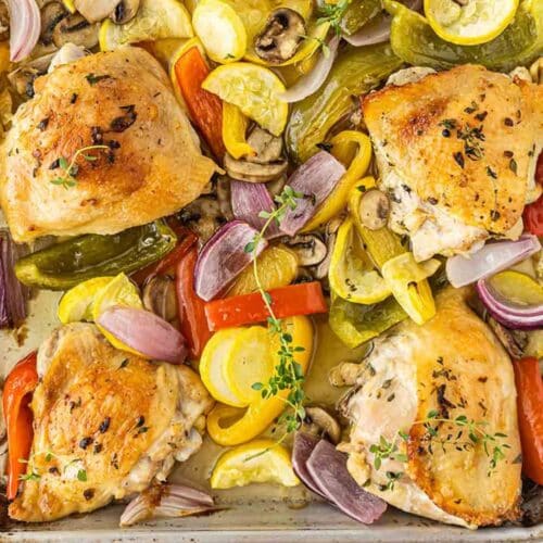 Sheet Pan Chicken Thighs - To Simply Inspire