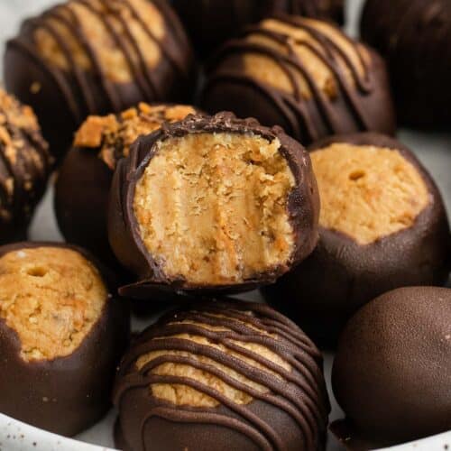 Butterfinger Balls (Butterfinger Buckeye Balls) - Plain Chicken