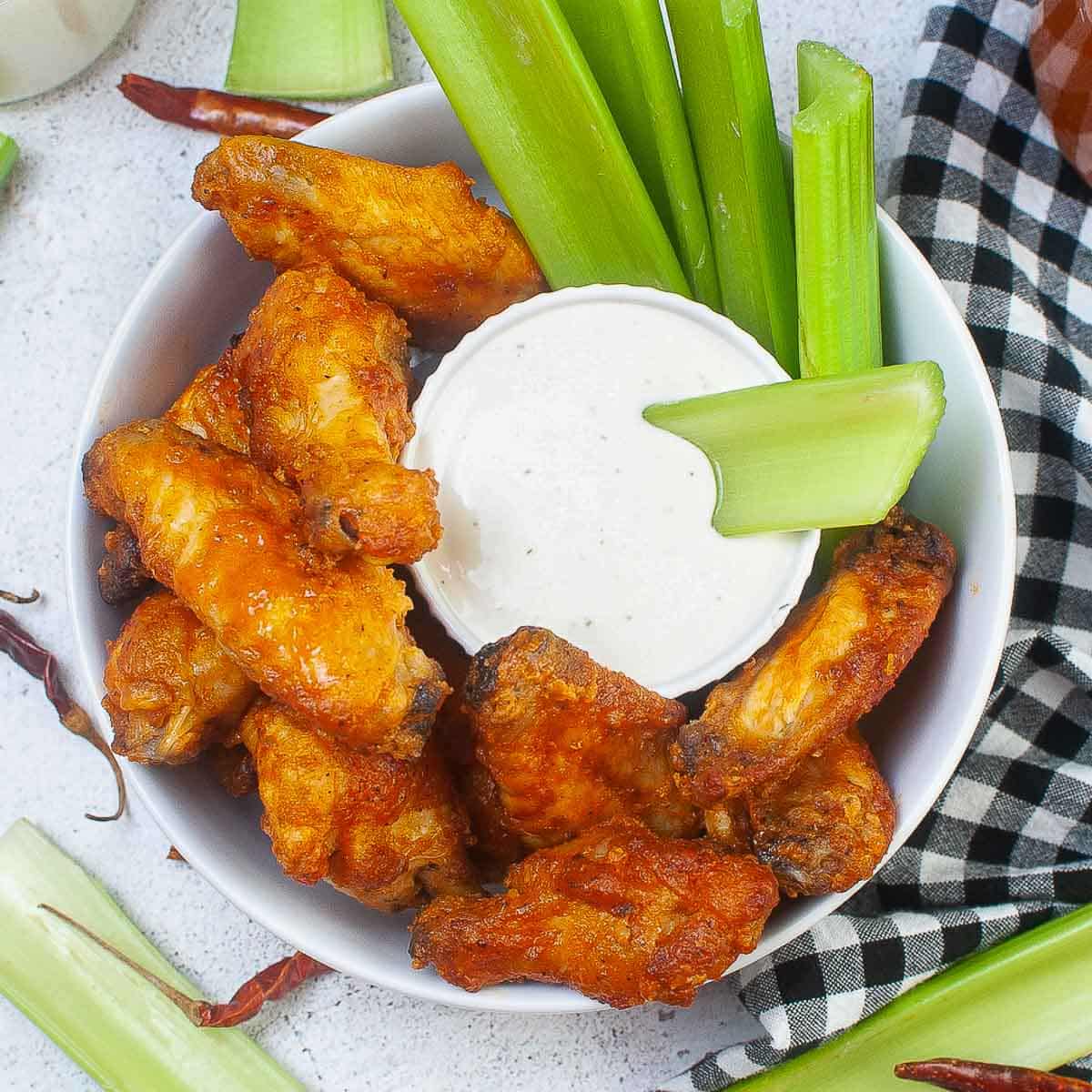 Air fryer buffalo chicken wings best sale