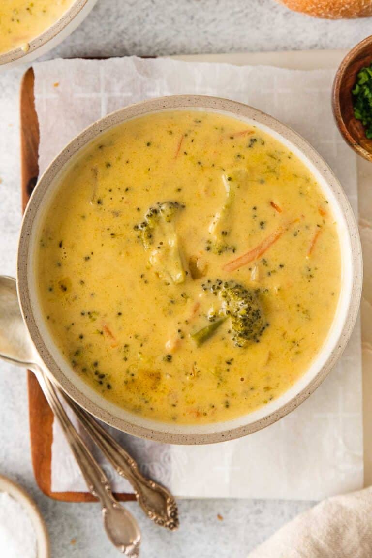 Broccoli Cheese Soup - To Simply Inspire