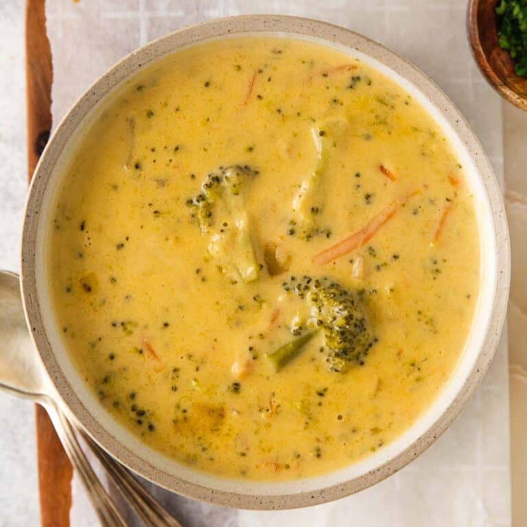 Broccoli Cheese Soup - To Simply Inspire