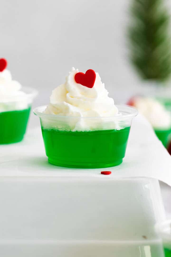 Grinch Jello Shots - To Simply Inspire