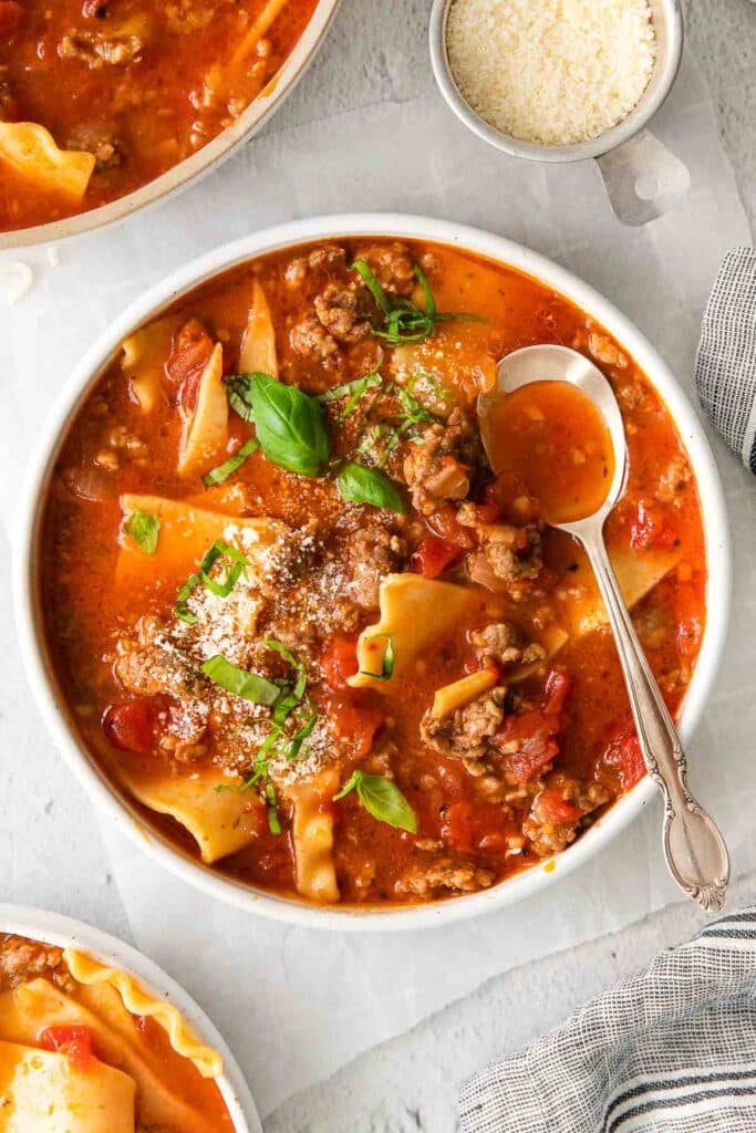 Lasagna Soup - To Simply Inspire