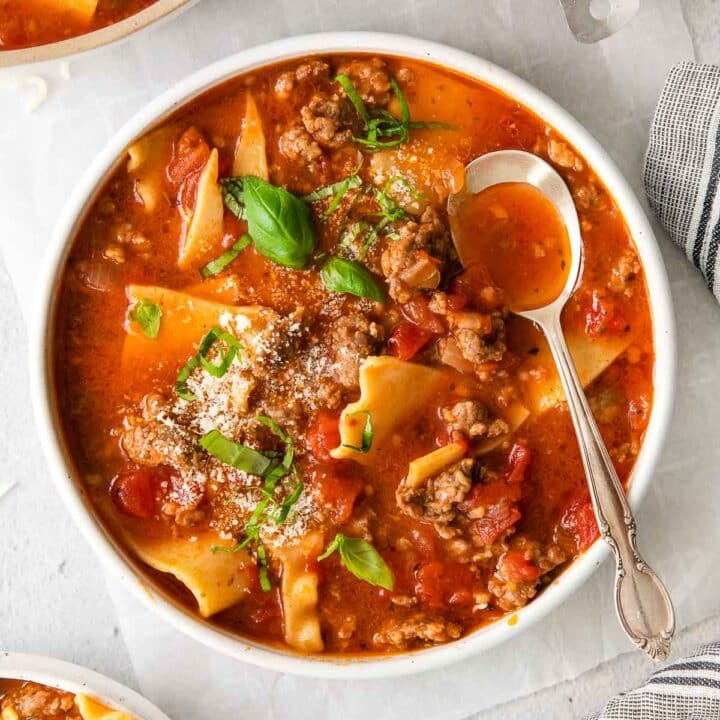 Lasagna Soup - To Simply Inspire